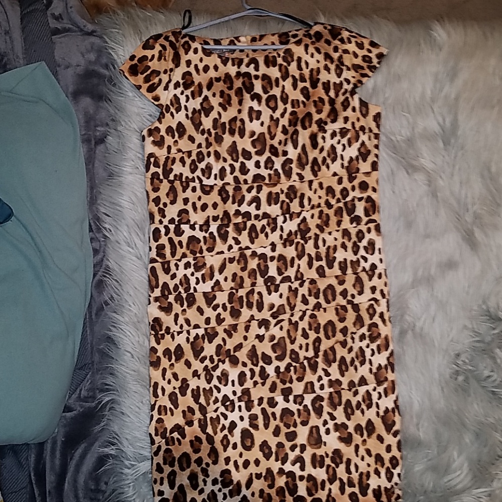 Roz and Ali Animal Print Dress